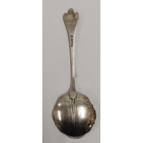 804 - A SILVER JAM SPOON, LONDON 1901