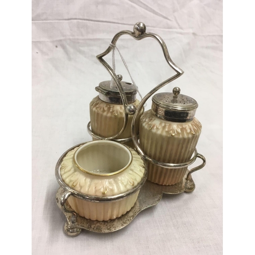 842 - WORCESTER CRUET ON STAND