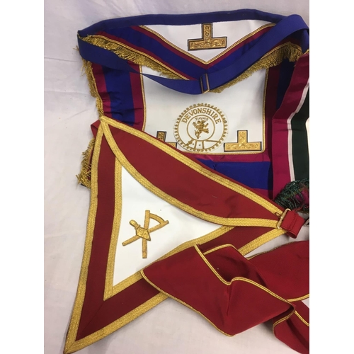 862 - CARTON OF MASONIC REGALIA