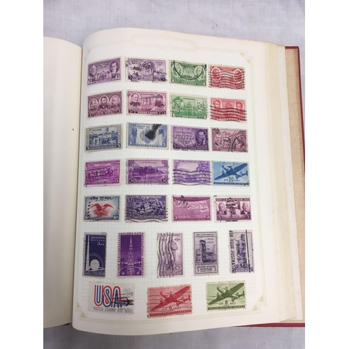 867 - 2 ALBUMS OF WORLD WIDE STAMPS