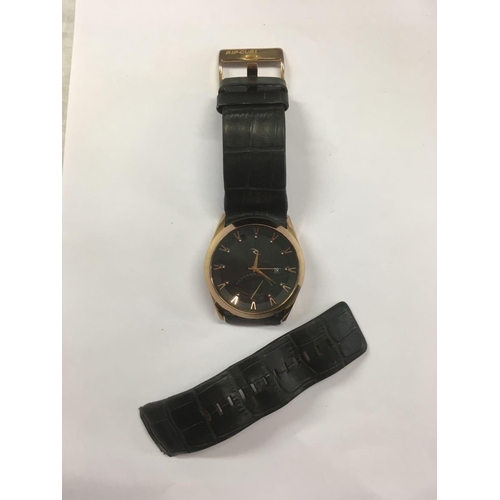 903 - RIP CURL WRIST WATCH, LEATHER STRAP BROKE