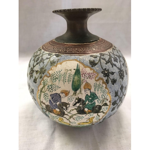 936 - ENAMEL VASE