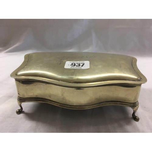 937 - JEWELLERY BOX