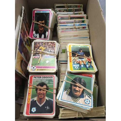 957 - 2 SMALL CARTONS OF MISC FOOTBALL CARDS