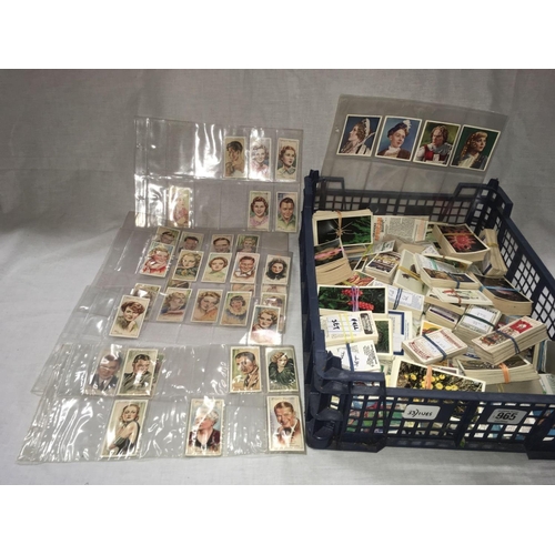 965 - CIGARETTE CARDS & 'T' CARDS ALL FULL SETS SOME IN SLEEVES