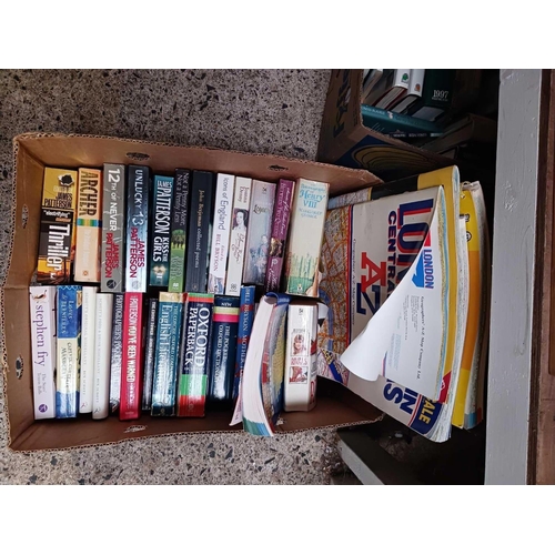 99 - 4 CARTONS OF MISC HARDBACK & SOFT BACK BOOKS