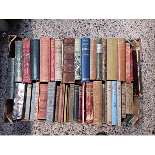 120 - 2 CARTONS OF VINTAGE BOOKS FICTION AND NON FICTION