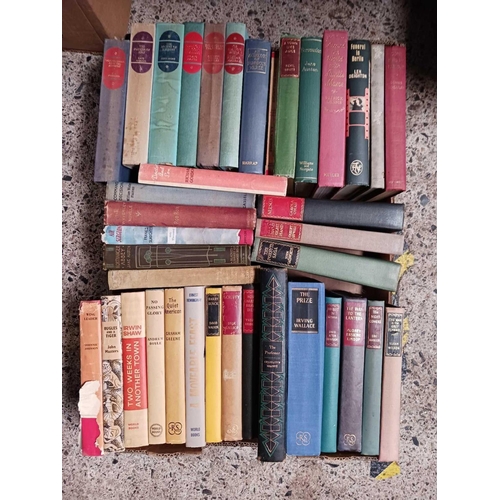 121 - 2 CARTONS OF VINTAGE BOOKS, FICTION, NON FICTION