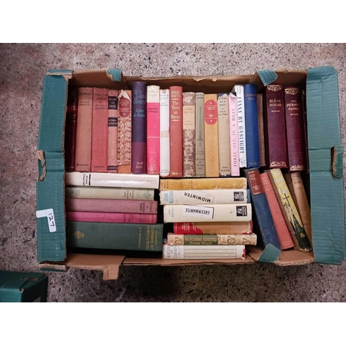 127 - 2 CARTONS OF VINTAGE BOOKS, FICTION AND NON FICTION