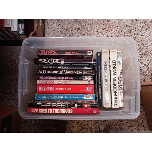 109 - 3 CARTONS OF MISC HARDBACK BOOKS