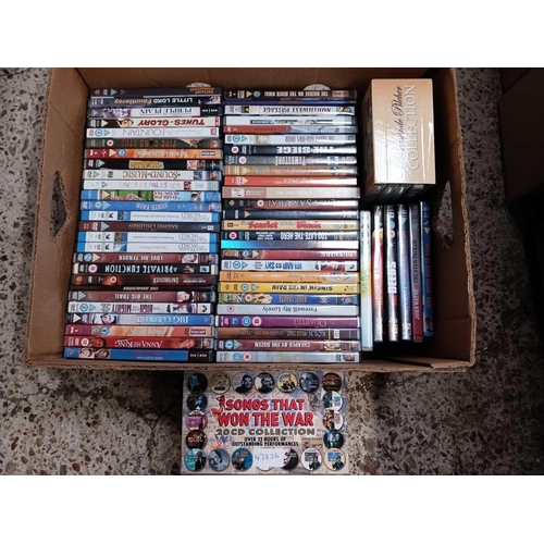 136 - 3 CARTONS OF MISC DVD'S