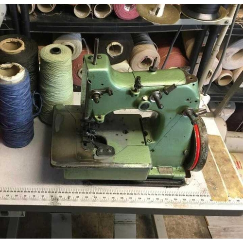 598 - FULLY WORKING, THREE THREADED, HEAVY DUTY CARPET WHIPPER, COMES WITH STAND & MOTOR