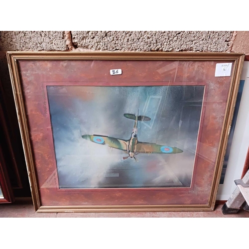 86 - 6 LIMITED EDITION WW II AIRCRAFT PRINTS INCL; SIGNED HURRICANS FROM KENLY BY MICHAEL TURNER & THE SW... 