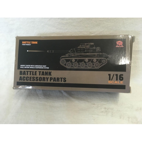 939 - REMOTE CONTROLLED M1 A1 AMERICAN BATTLE TANK WITH REMOTE CONTROL & ACCESSORIES PART