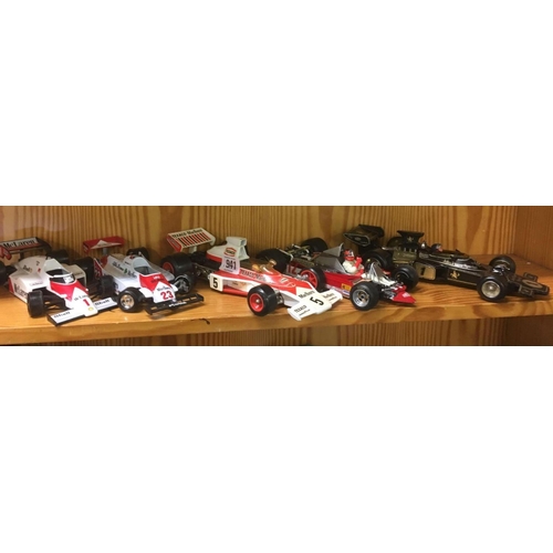 941 - 5 MODEL RACE CARS BY CORGI, VIAGO & OTHER MAKES