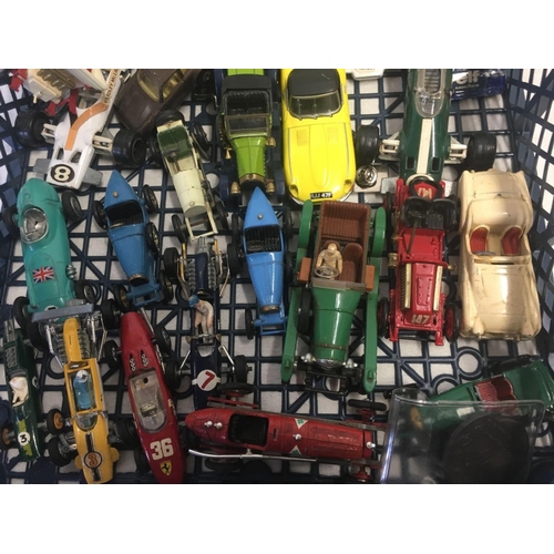 942 - CARTON OF SMALL SIZED METAL & PLASTIC RACE CARS