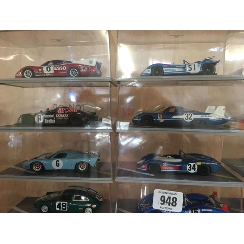 948 - 18 BIZARRE BOXED MODEL RACE CARS