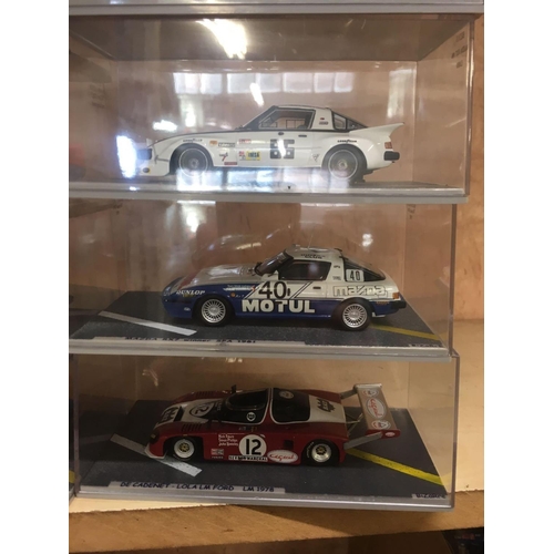 948 - 18 BIZARRE BOXED MODEL RACE CARS