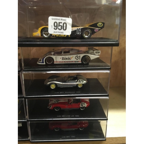 950 - 10 BOXED  RALLY CARS