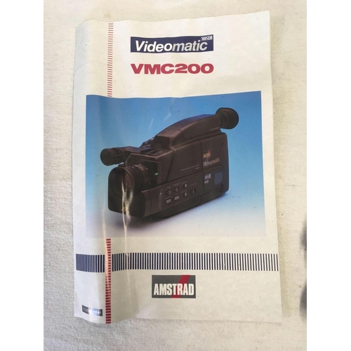 953 - AMSTRAD VIDEO MATIC CAMCORDER IN CARRY CASE