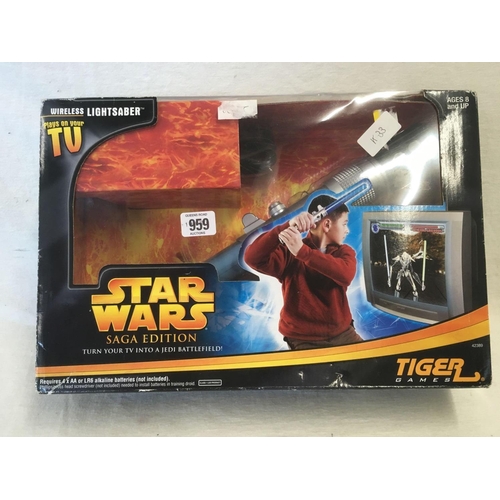 959 - STAR WARS SAGA EDITION BATTLEFIELD GAME IN BOX