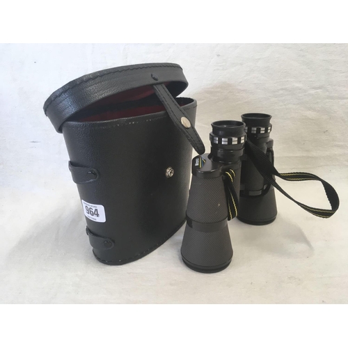 964 - PAIR OF MIRANDA 10 X 50 BINOCULARS WITH CASE