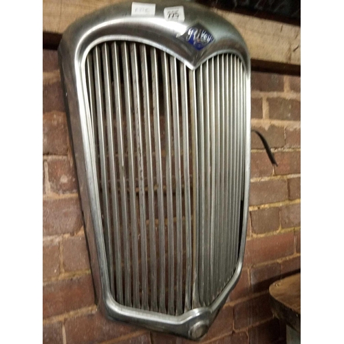 VINTAGE CHROME RILEY CAR RADIATOR GRILL