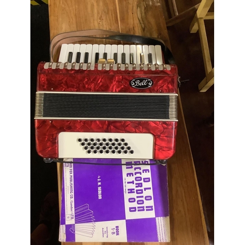 346 - BELL ACCORDION WITH CASE