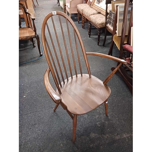 406 - ERCOL QUAKER ELBOW CHAIR