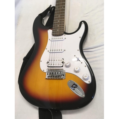 418 - ELECTRIC GUITAR & CANVAS CASE