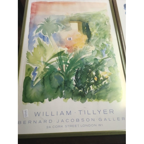 478 - 2 F/G WILLIAM TILLYER PRINTS