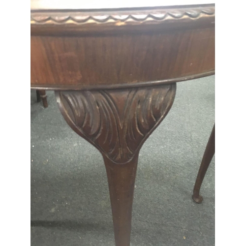 587 - HALF MOON HALL TABLE