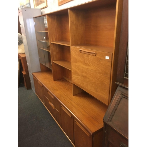 594 - TEAK RETRO LOUNGE UNIT