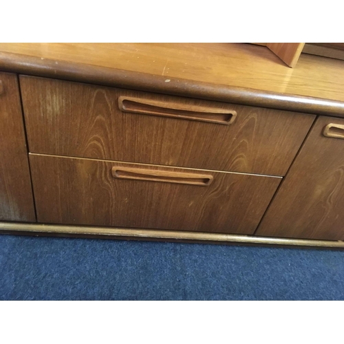 594 - TEAK RETRO LOUNGE UNIT