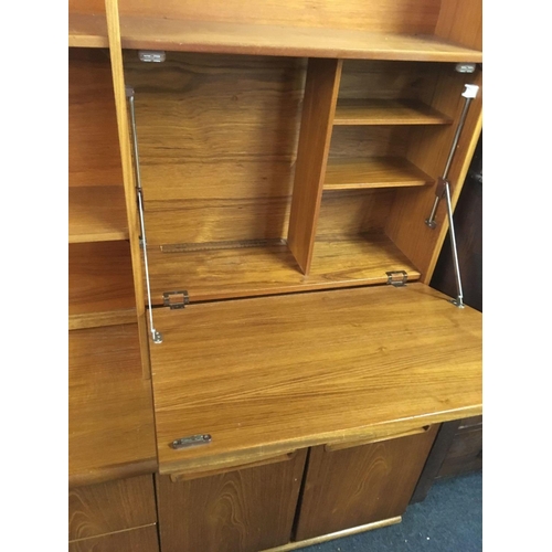 594 - TEAK RETRO LOUNGE UNIT