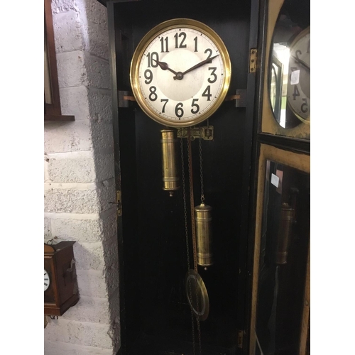 602 - A GRANDFATHER CLOCK