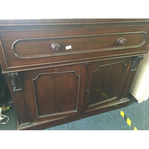 614 - MAHOGANY SECRETAIRE