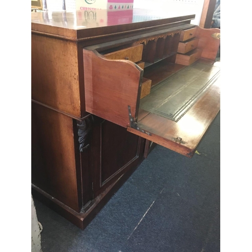 614 - MAHOGANY SECRETAIRE