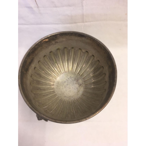 628 - LARGE OLD PLATED ROSE BOWL