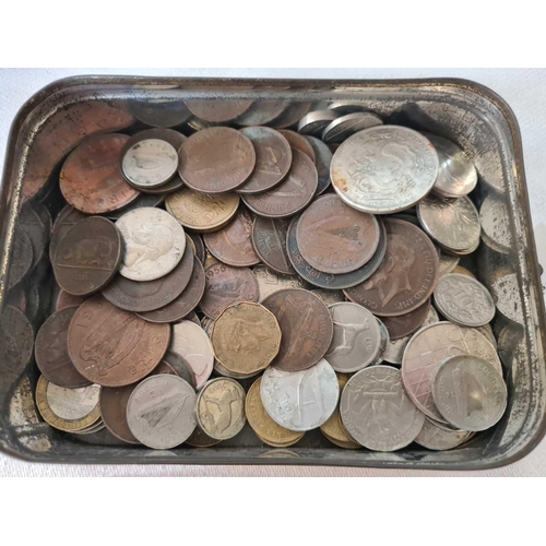 783 - A TUB OF IRISH & FOREIGN COINS