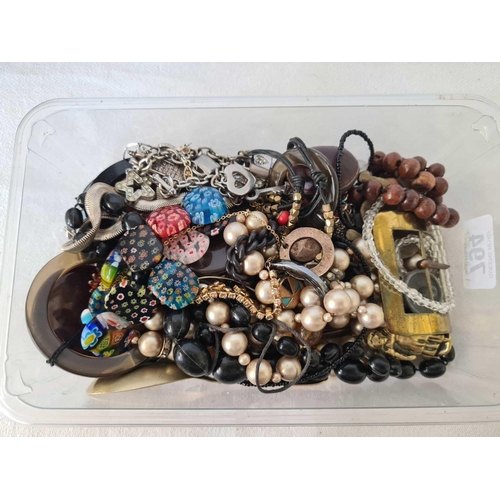 794 - TUB OF COSTUME JEWELLERY