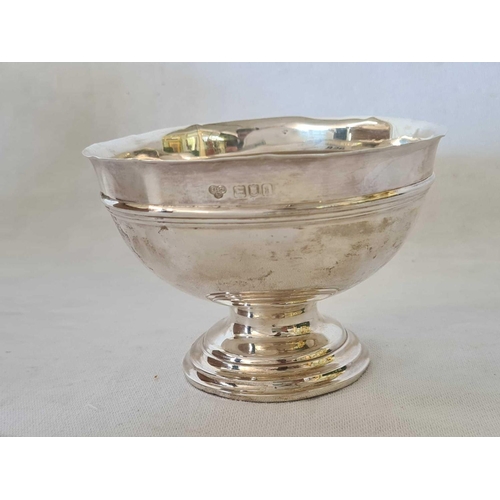 826 - SILVER SUGAR BOWL, LONDON 1906, 125g