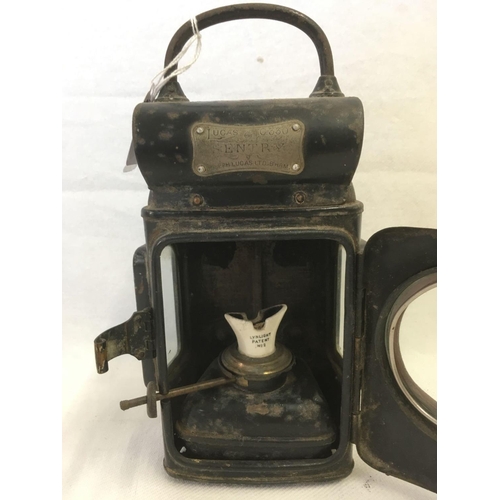 861 - LUCAS C330 SENTRY OIL LAMP