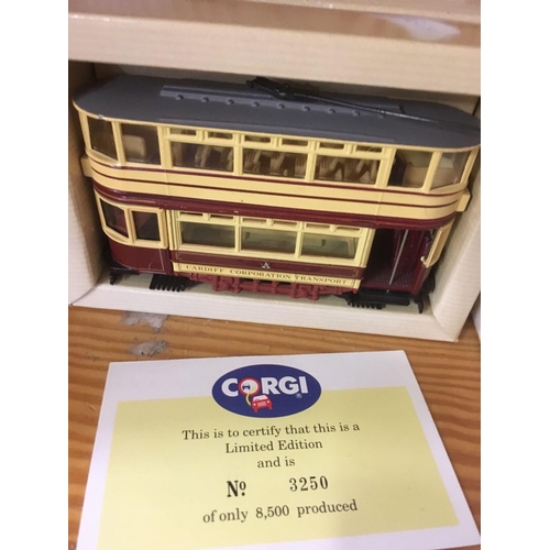 940 - 75TH ANNIVERSARY CELEBRATION LIMITED EDITION BOX SET, A CORGI DOUBLE DECK TRAM & A BAG OF SMALL META... 