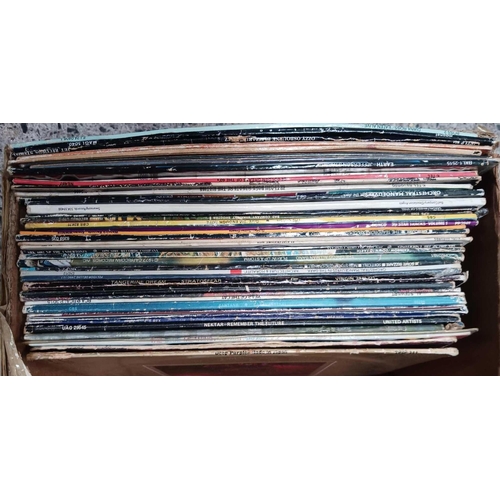 107 - 2 CARTONS IF MISC LP'S INCL; QUEEN, THE CLASH, ROLLING STONES