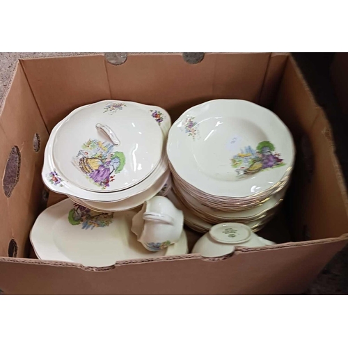 144 - SHELF OF BRITISH ANCHOR REGENCY CHINAWARE