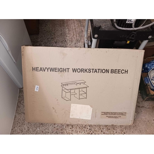 231 - 2 BEECH HEAVY WEIGHT WORK STATIONS, NEW IN BOXES