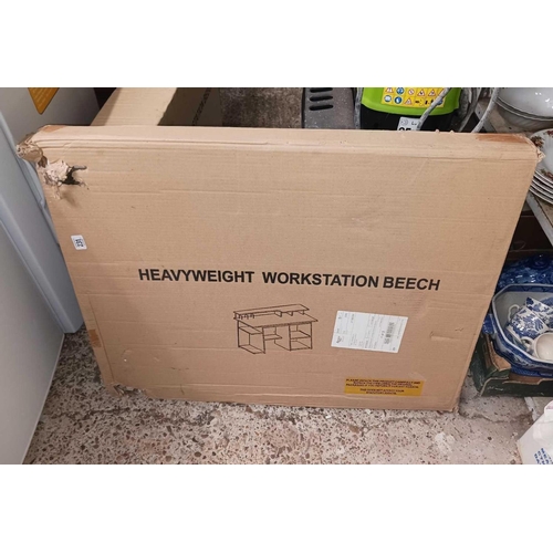 231 - 2 BEECH HEAVY WEIGHT WORK STATIONS, NEW IN BOXES