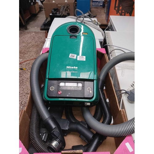 234 - GREEN MIELE CYLINDER VACUUM CLEANER