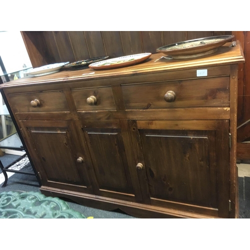 261 - PINE 3 DRAWER / 2 DRAWER KITCHEN CABINET